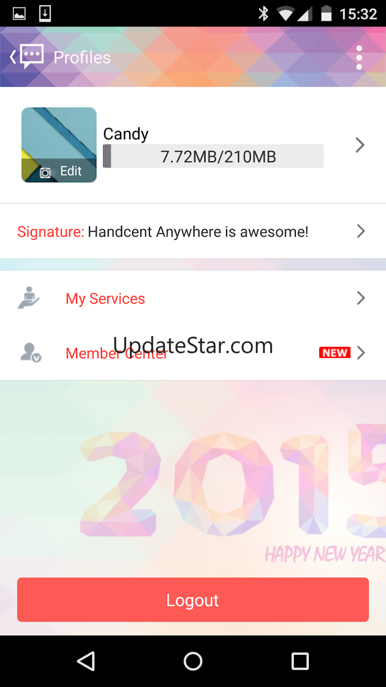 Handcent Skin (New year 2015) 6.0