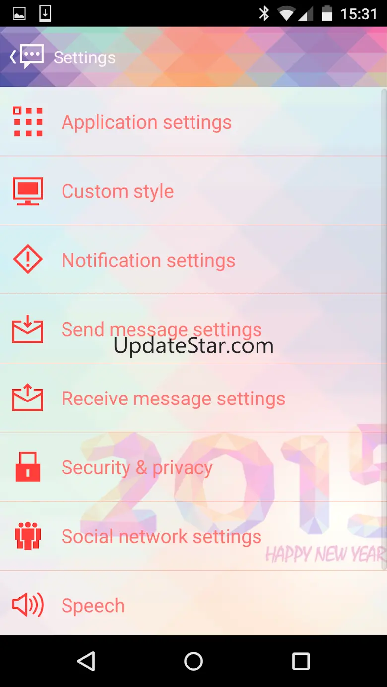 Handcent Skin (New year 2015) 6.0
