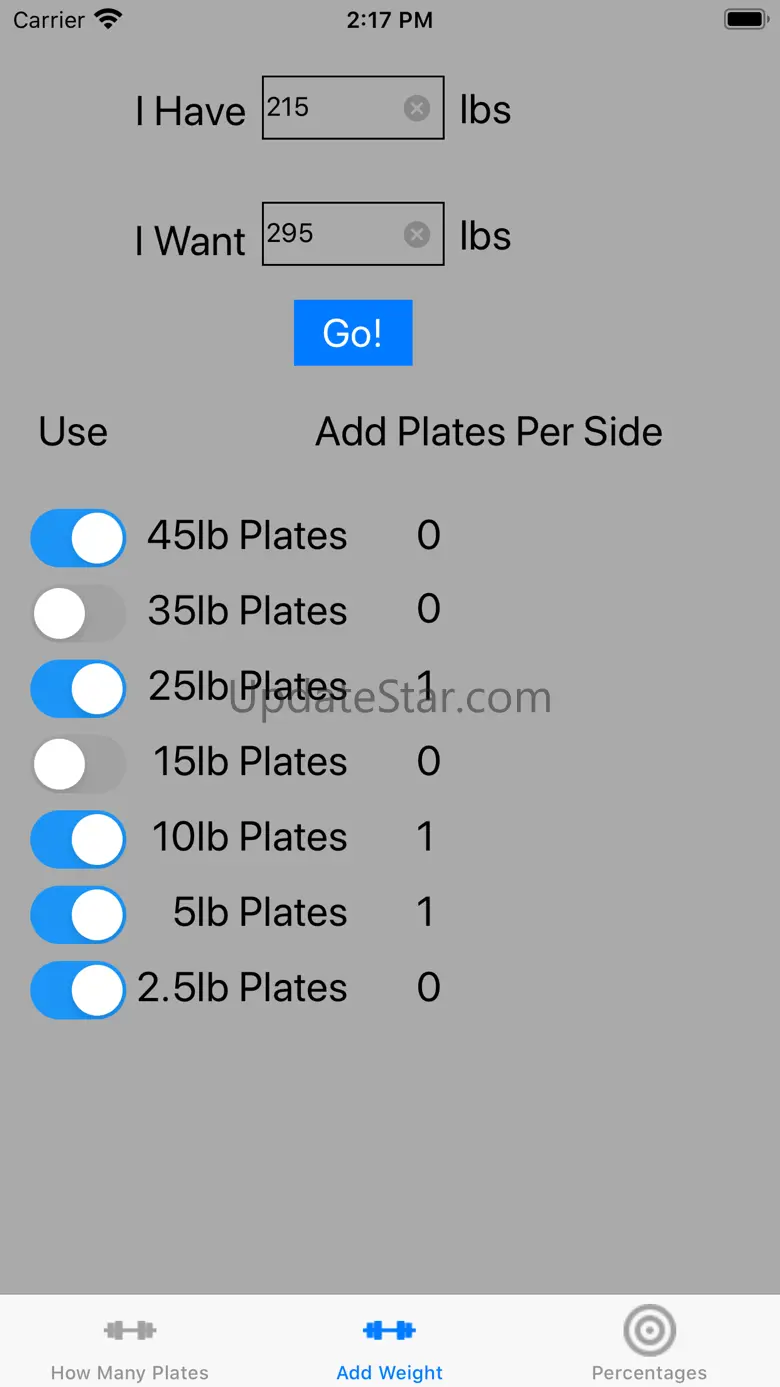 WeightsCalc Barbell Calculator 1.4