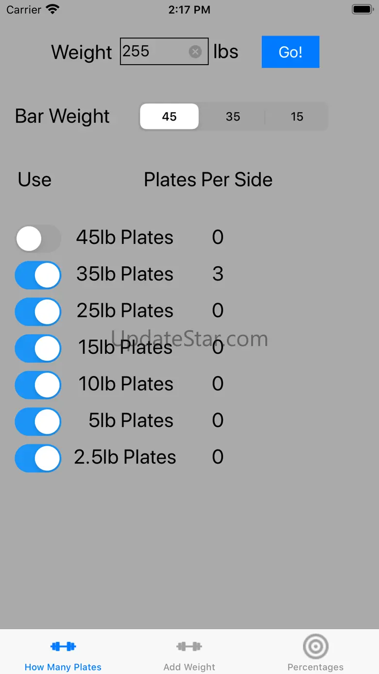 WeightsCalc Barbell Calculator 1.4