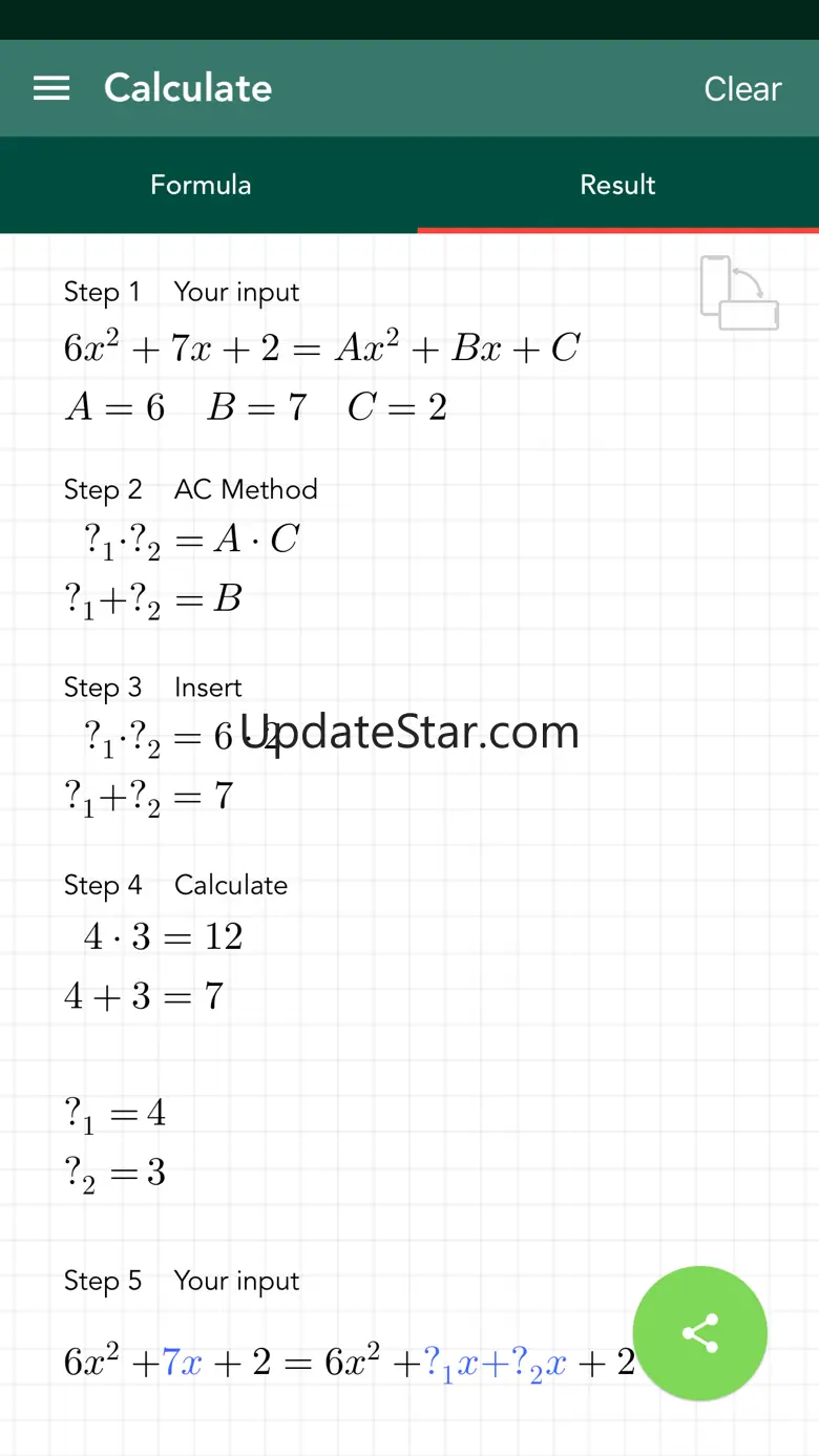 AC Method for Factoring PRO 1.20