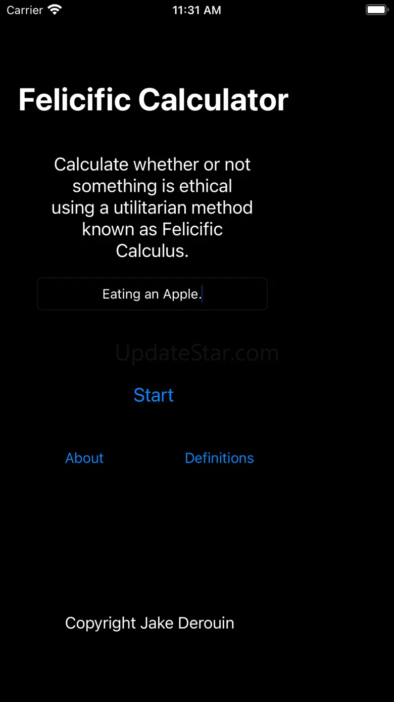 Ethics Calculator 1.0.1