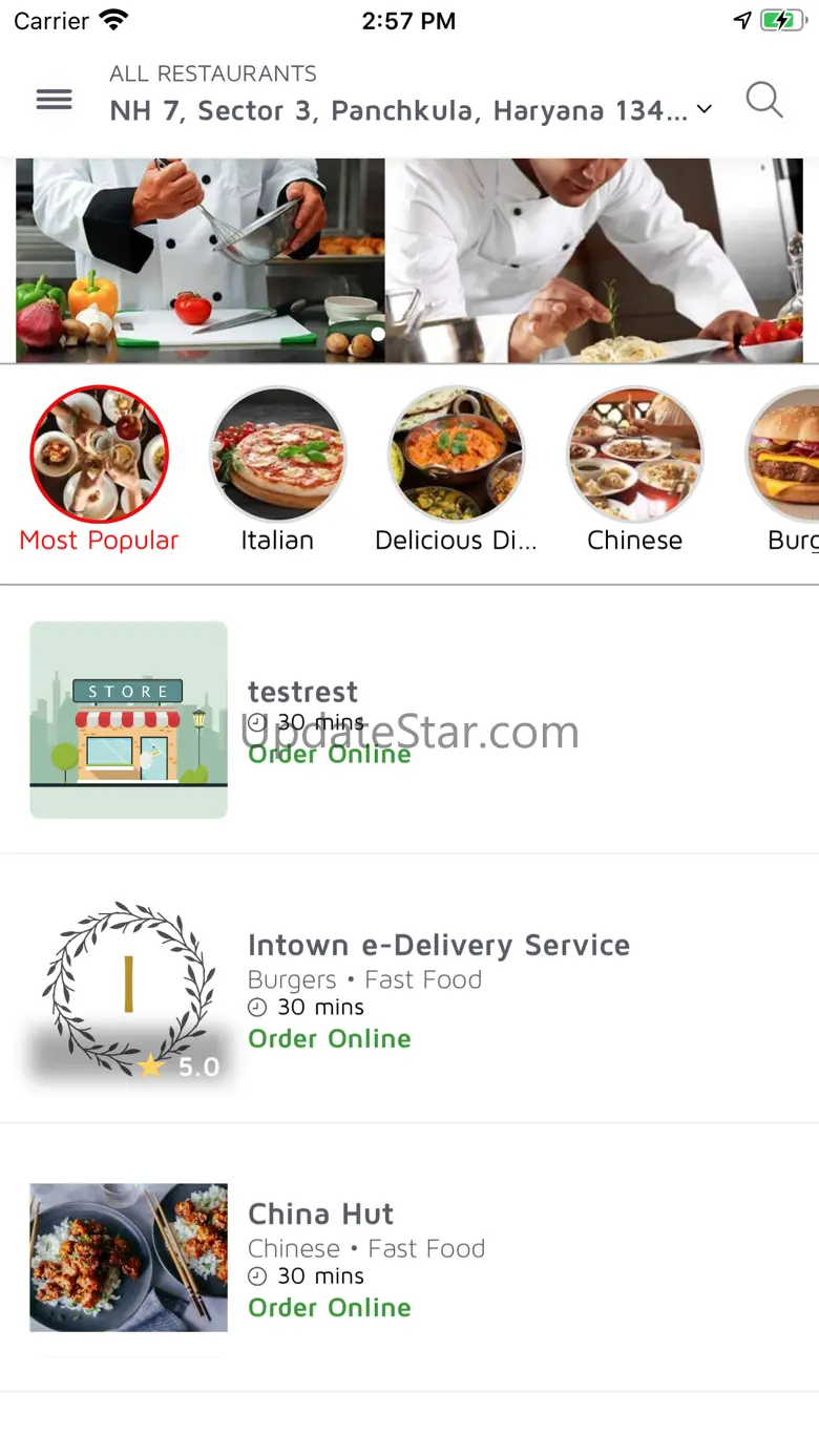 Intown - Food Delivery 1.0