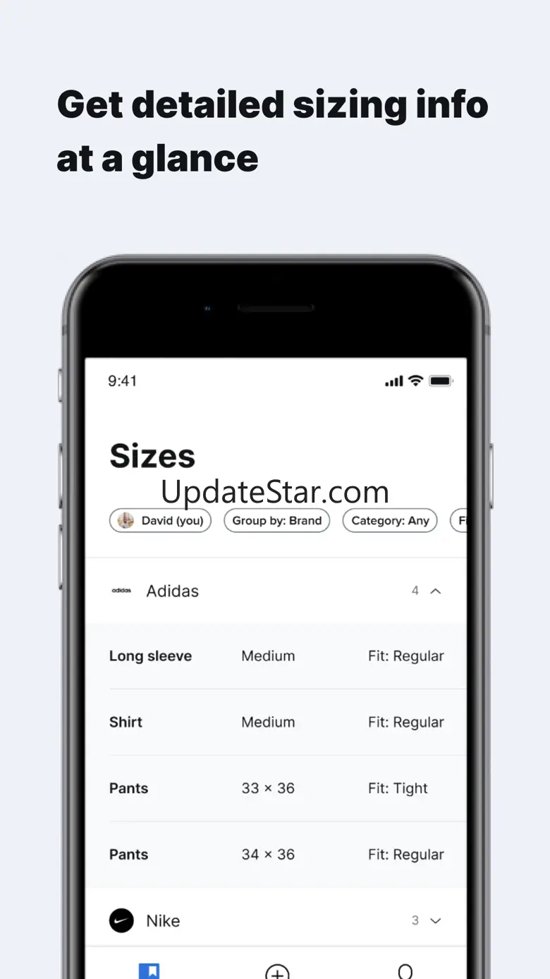 Criby: Clothing & Shoe Size 1.1