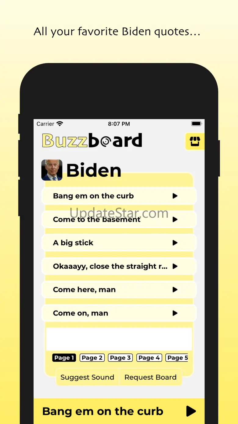 Biden Soundboard (Buzzboard) 3.0.1