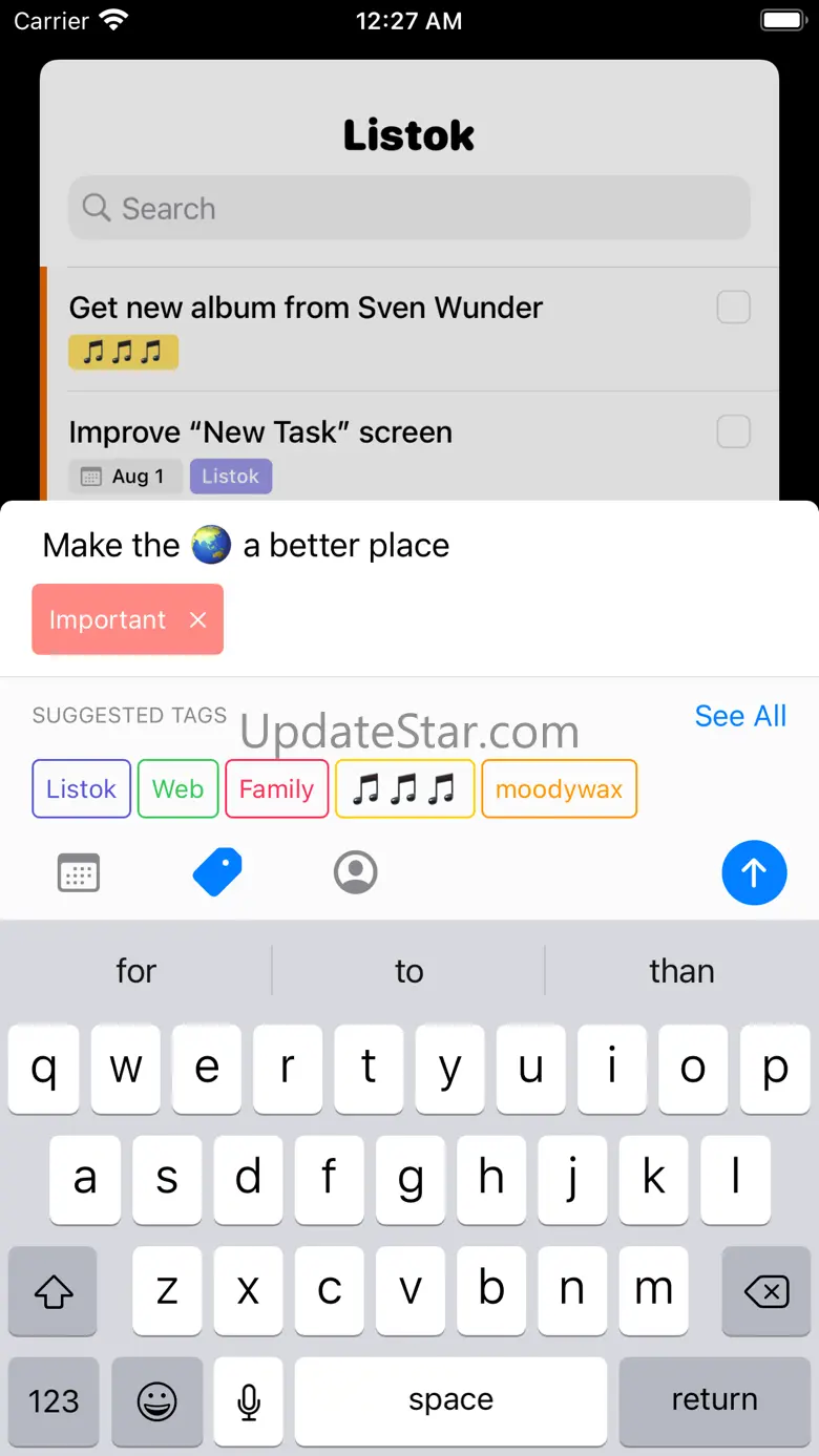 Listok 1.0.1