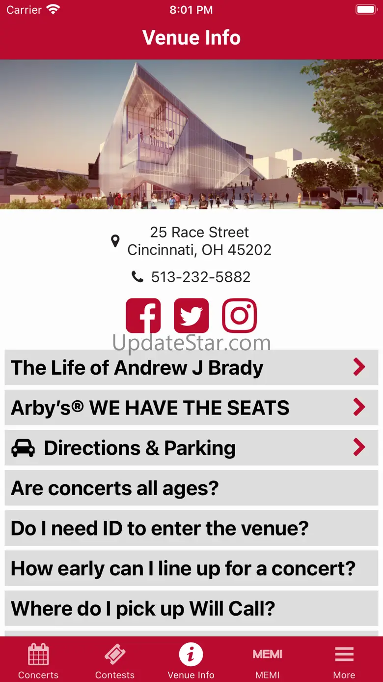 Andrew J Brady Music Center 10.7.1