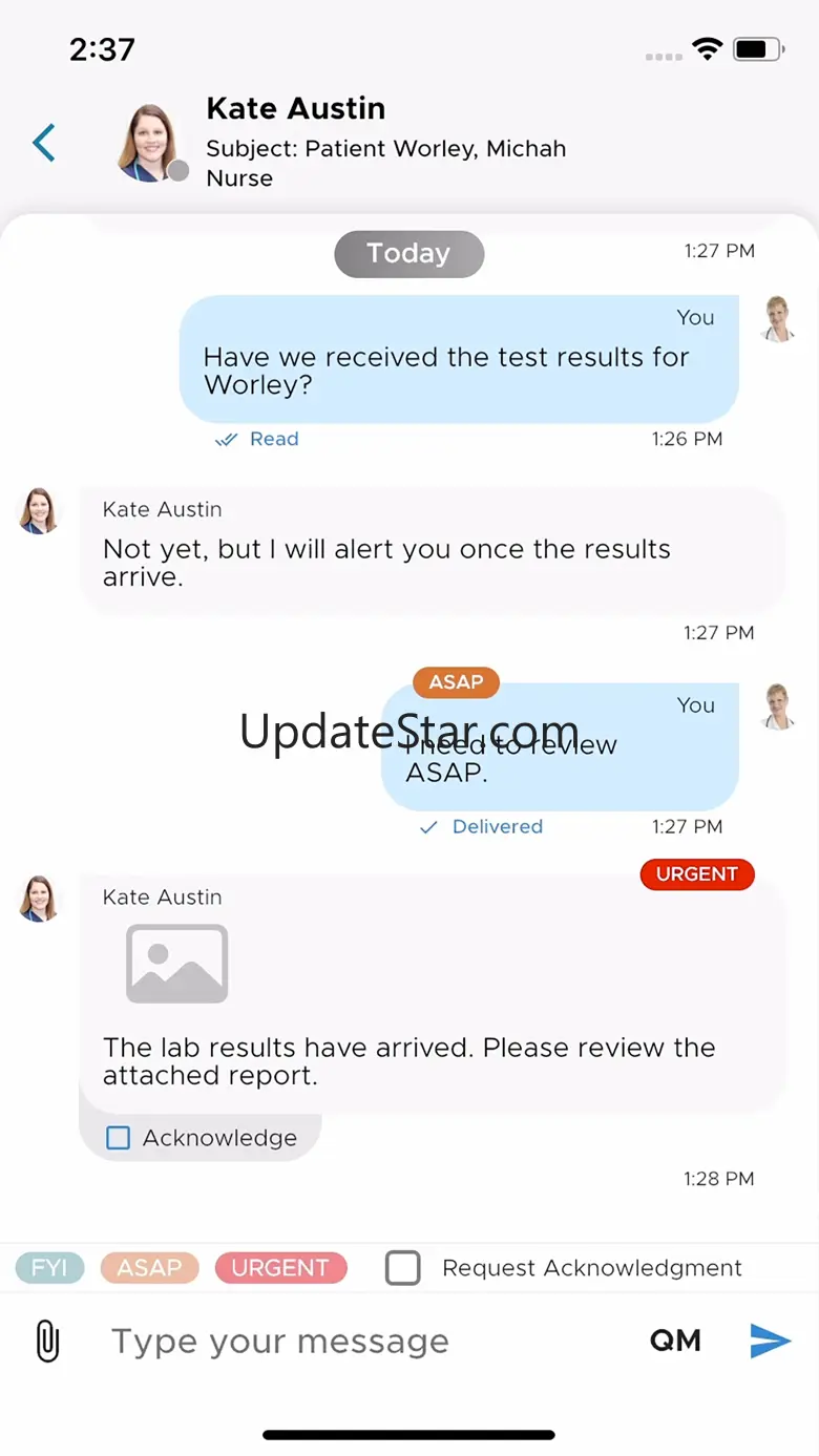 QliqCHAT Secure Texting 320