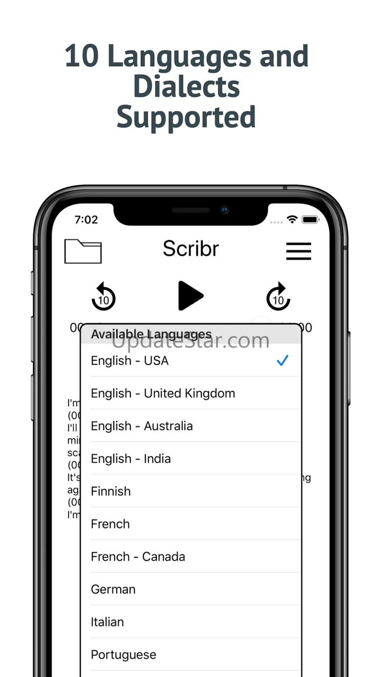 Scribr - Transcribe Speech 1.5