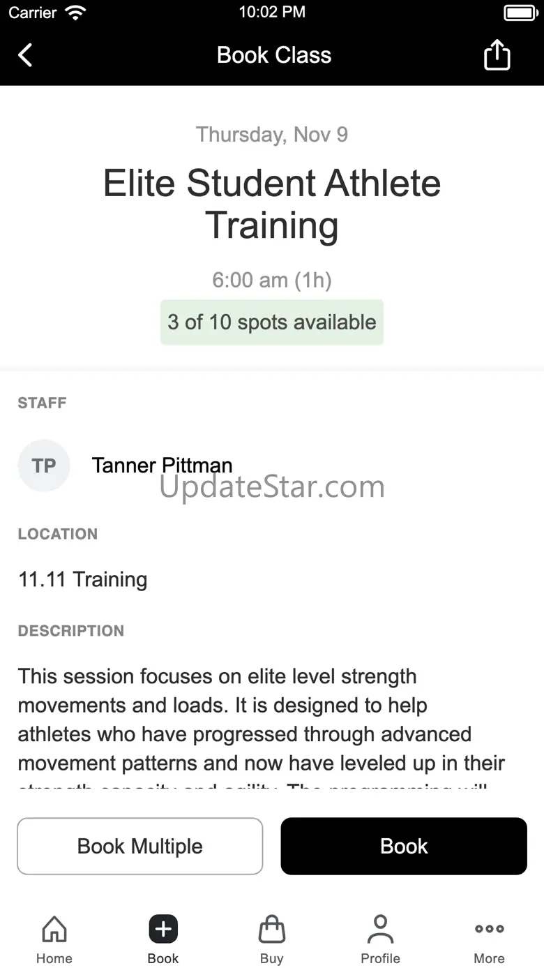 11.11 Elite Athlete Training 7.305.0