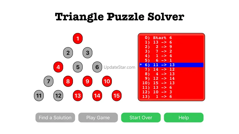 Triangle Puzzle Solver 2.0