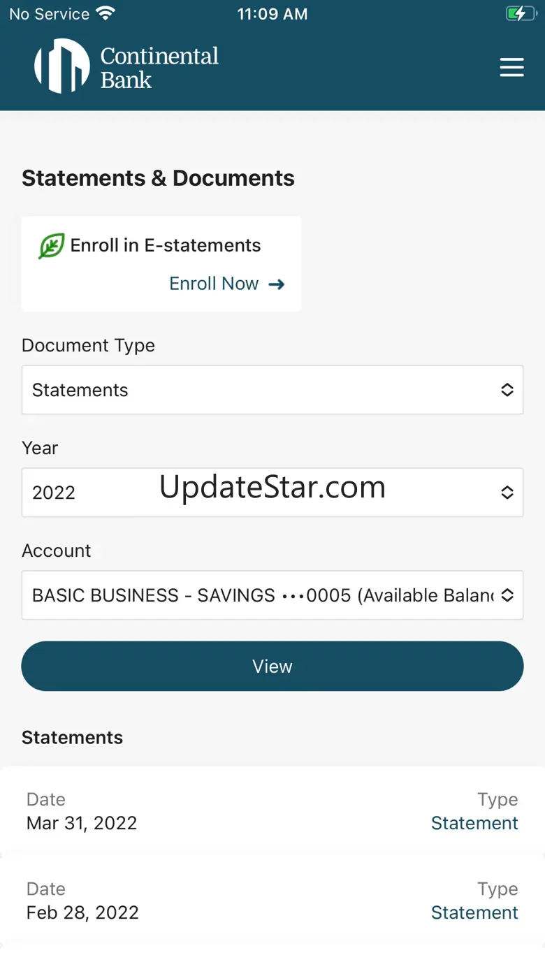 Continental Bank 1.3.0