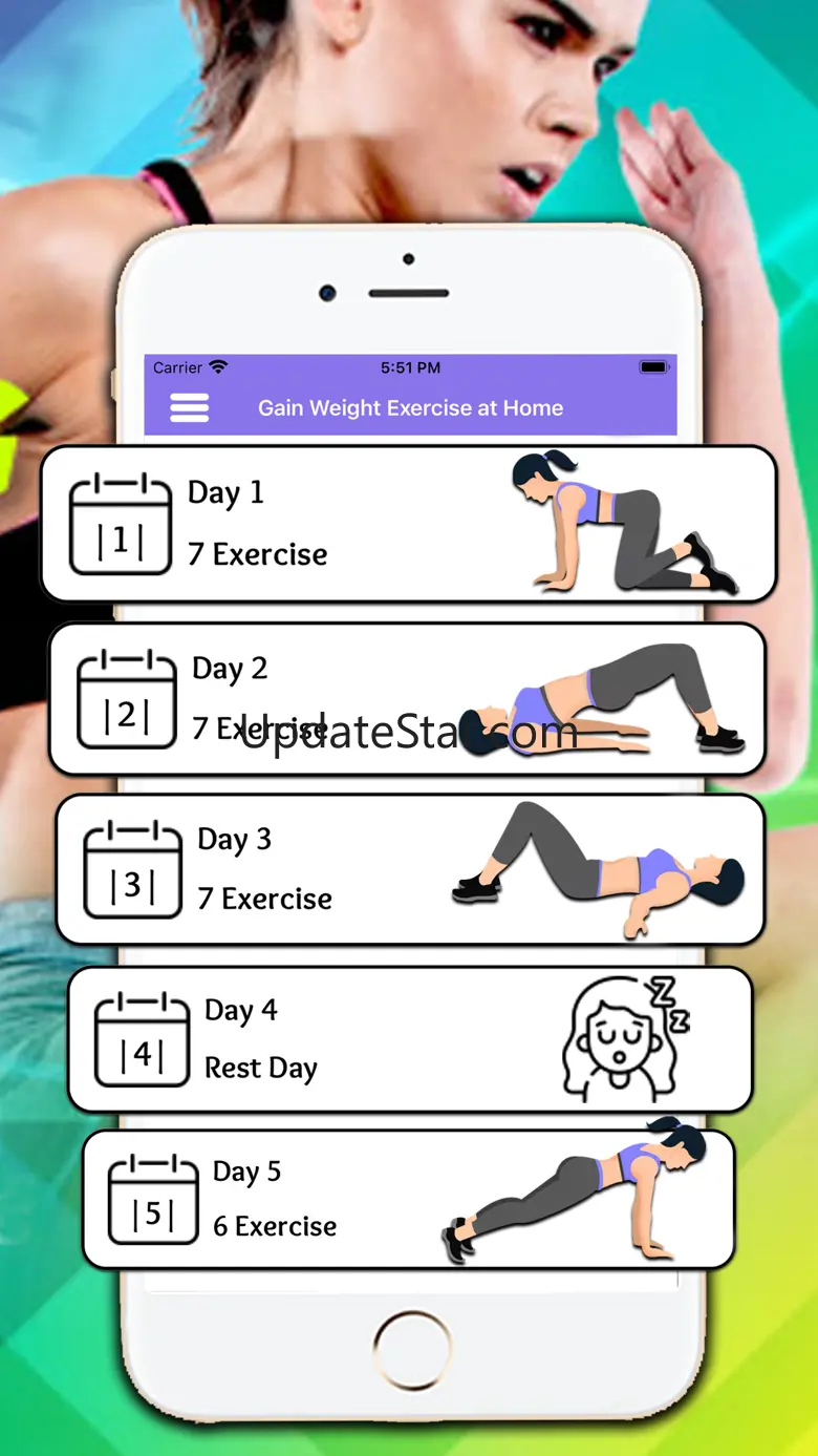 Gain Weight Exercise at Home 1.0
