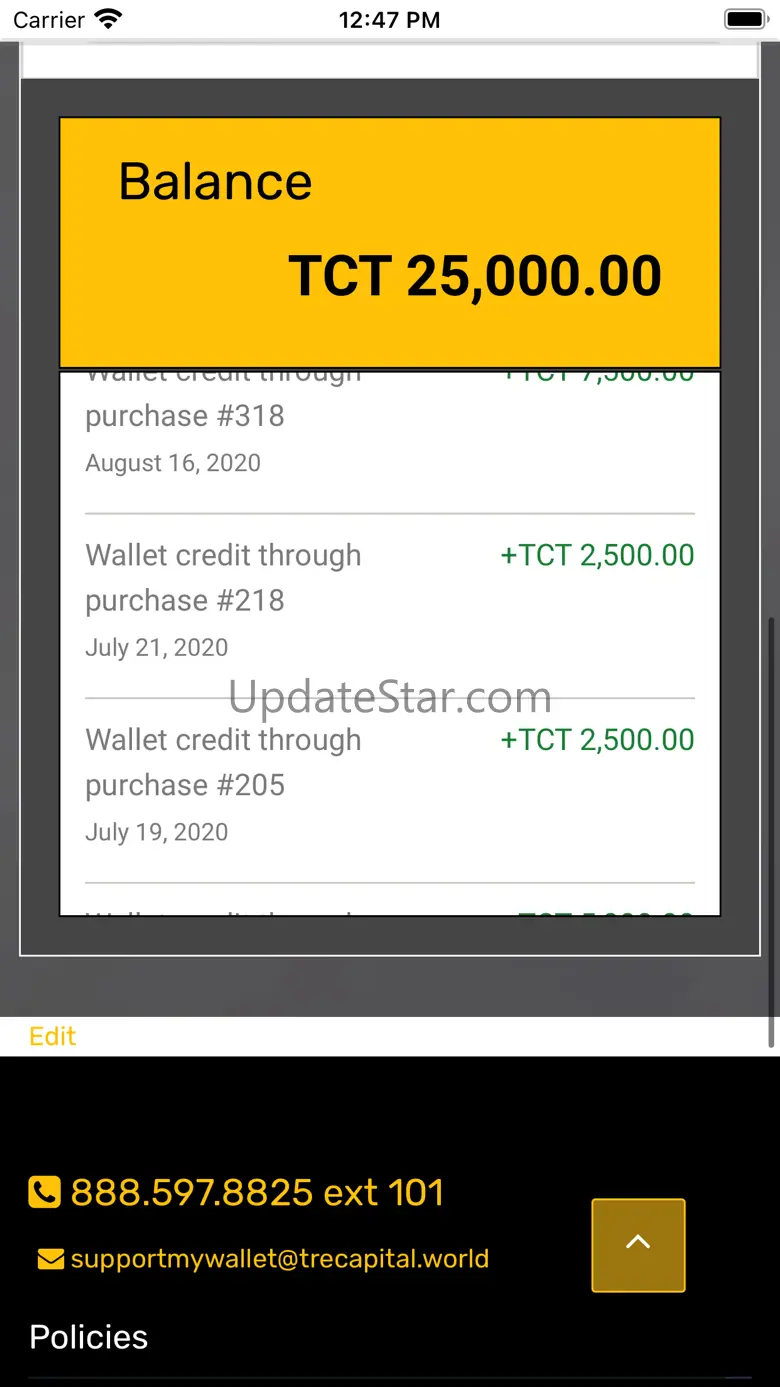 Tre Capital Wallet 1.0