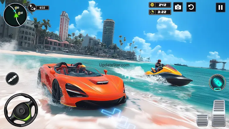GT Car Race Game -Water Surfer 1.34