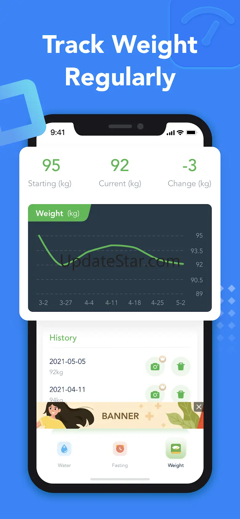 Drink Water & Fasting Tracker 2.1.8