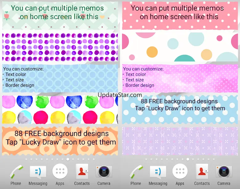Sticky Memo Notepad *Dots* 1.4