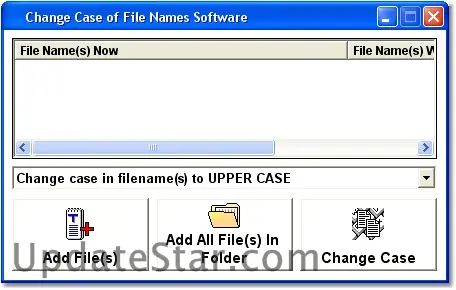Change Case of File Names Software 7.0