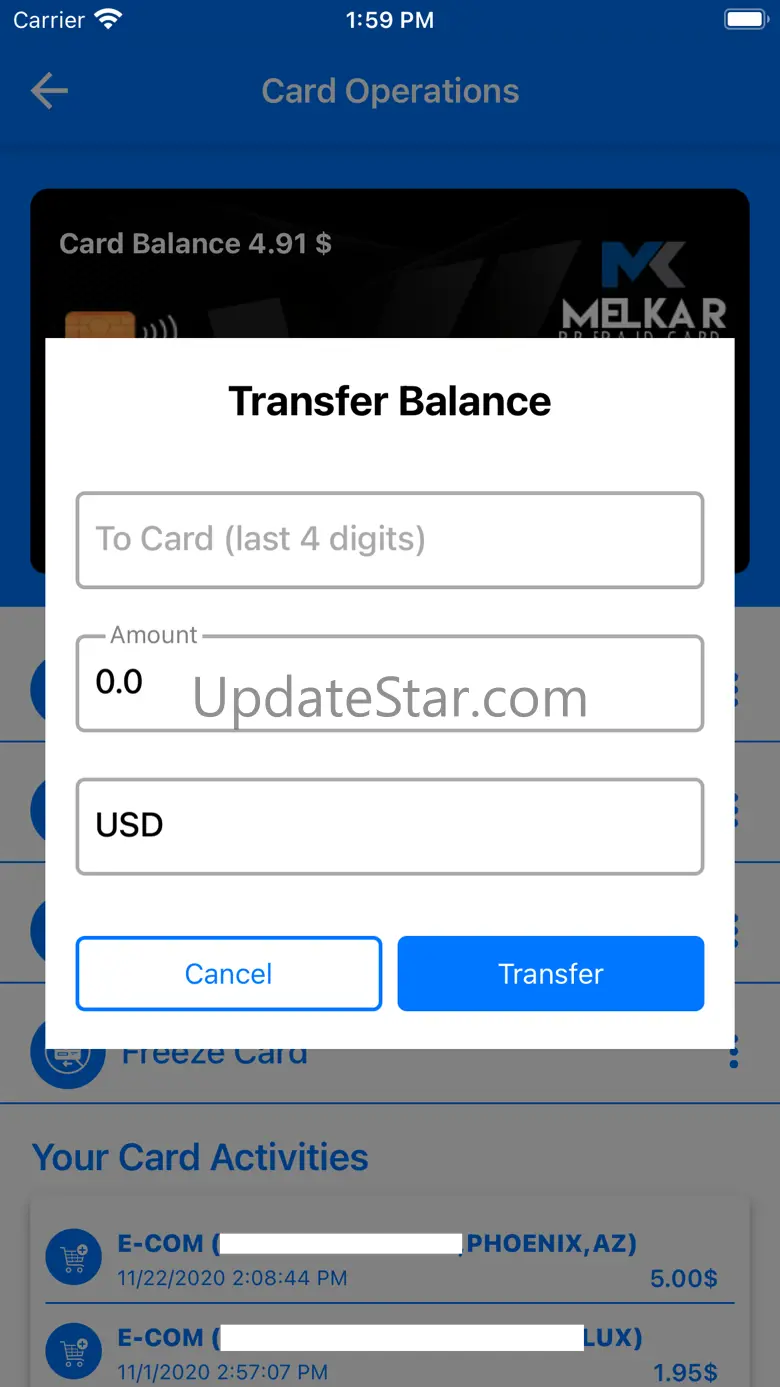 Melkar Prepaid Card 2.12.4