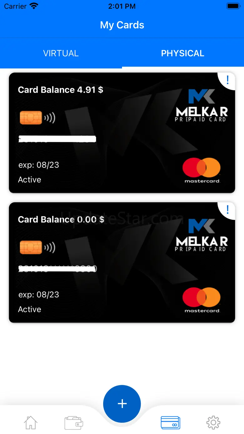 Melkar Prepaid Card 2.12.4