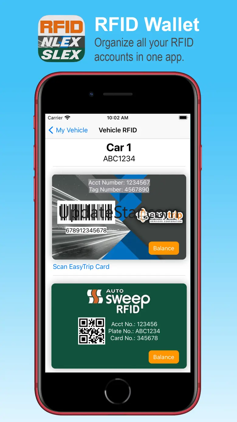 RFID Wallet EasyTrip AutoSweep 5.5