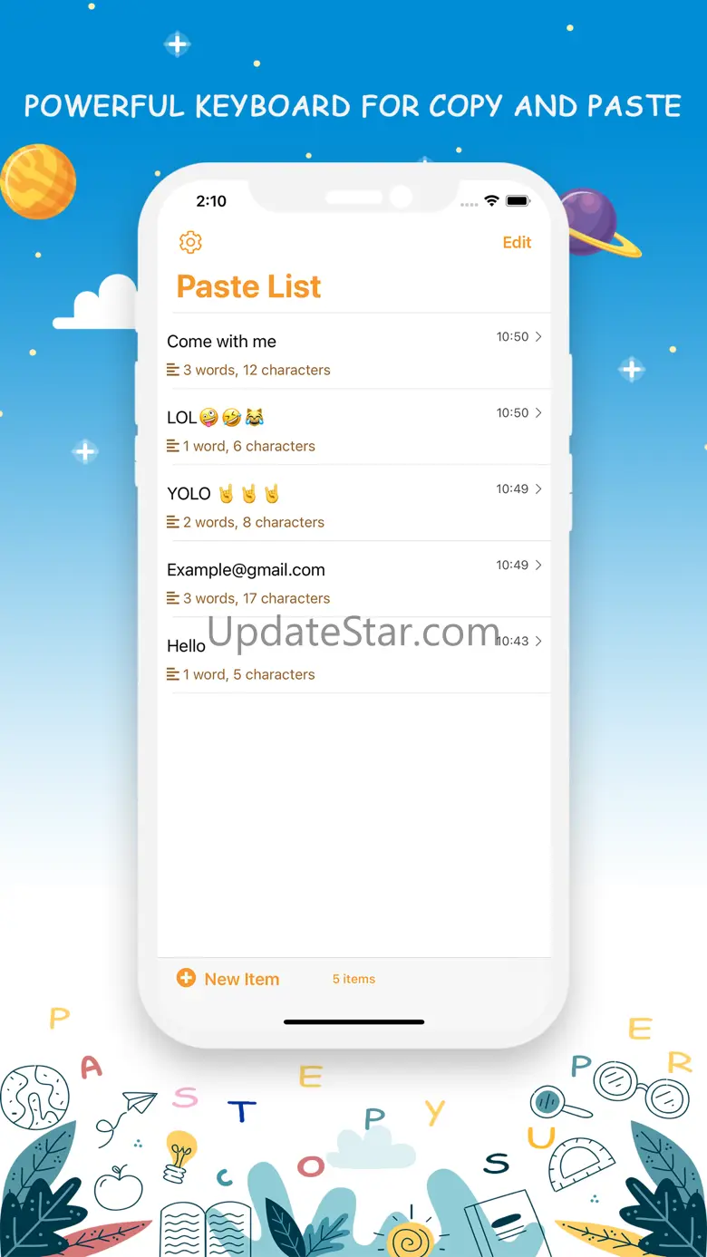 Super Paste Keyboard 1.1.0