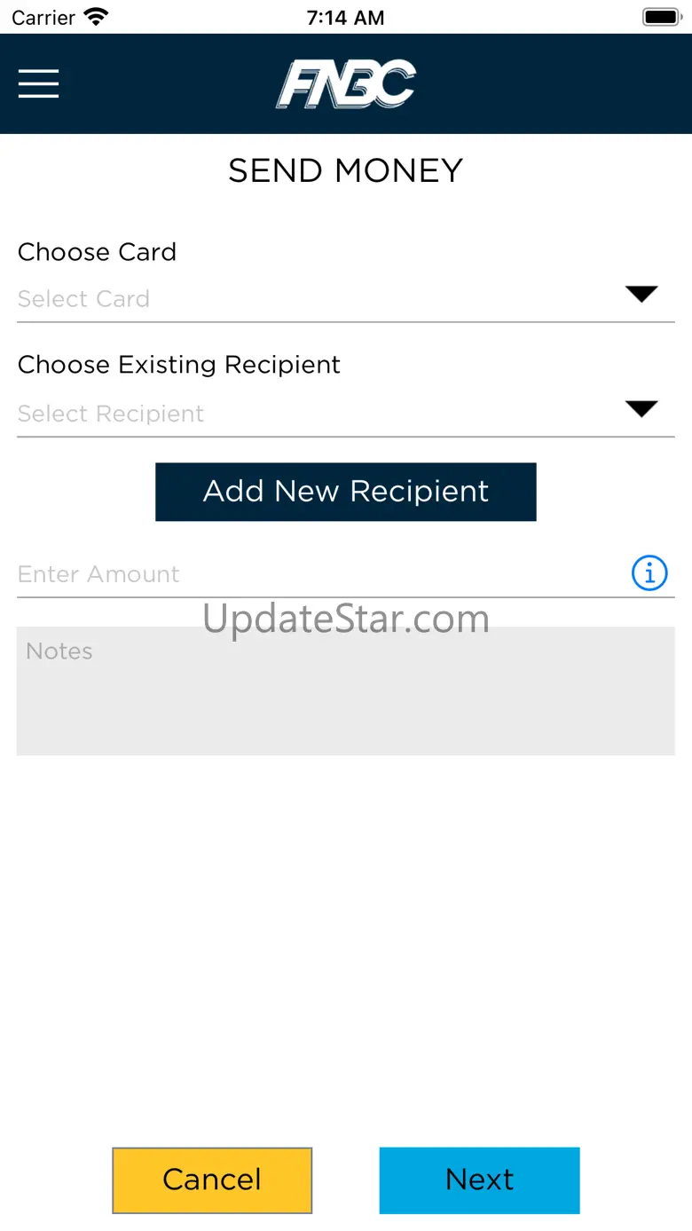 FNBC Debit Card Hub 1.0
