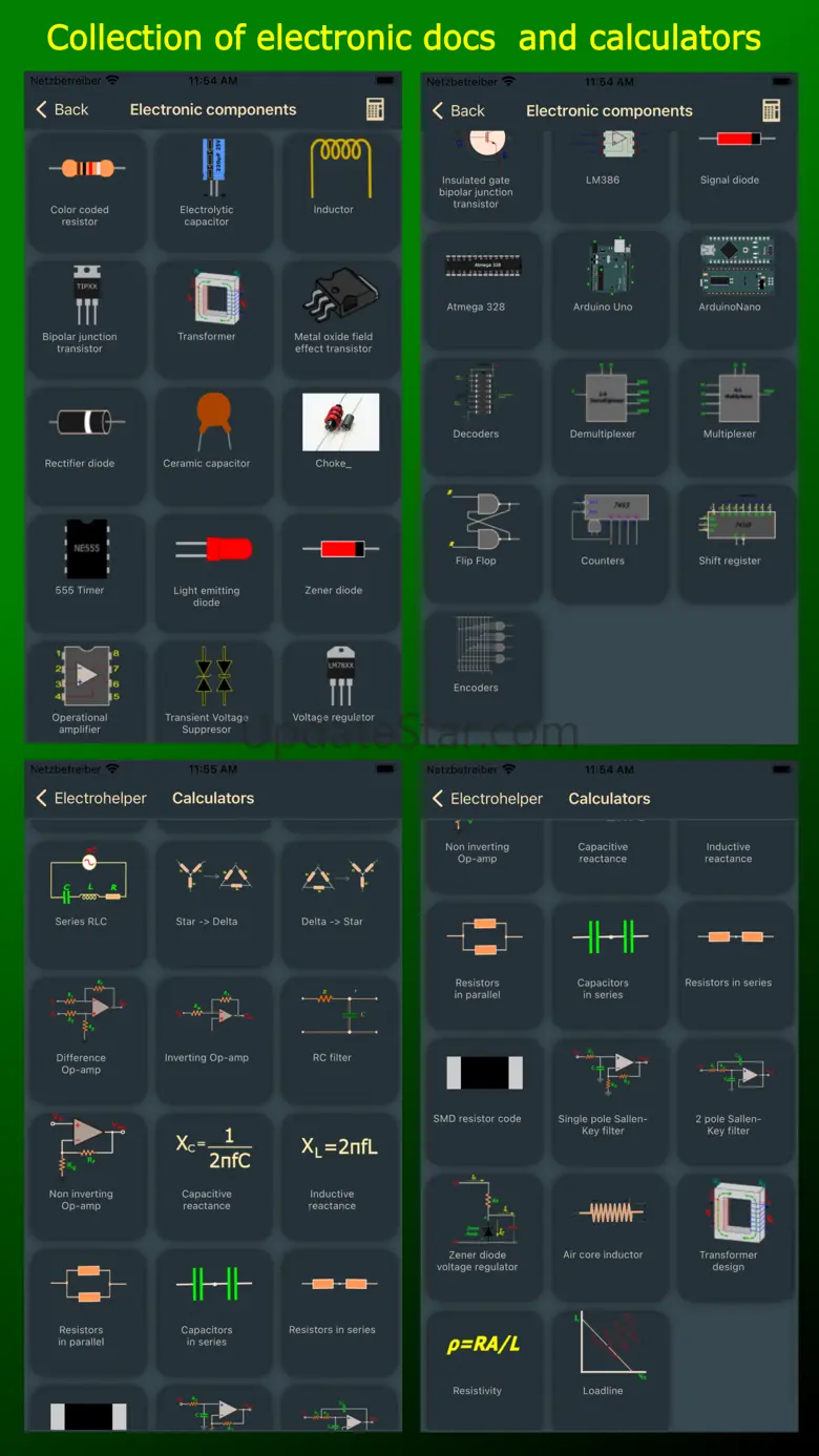 Electronics docs & calculators 2