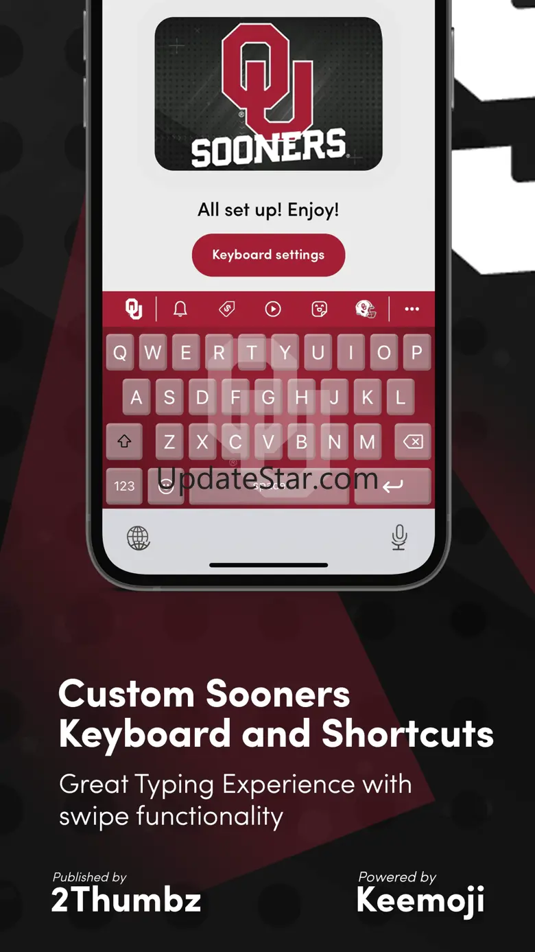 Oklahoma Sooners Keyboard 1.1.4