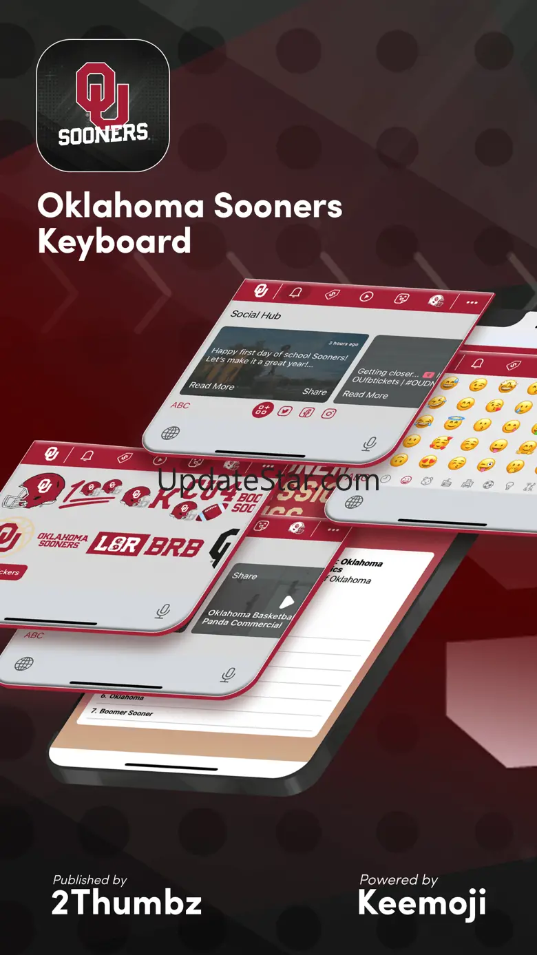 Oklahoma Sooners Keyboard 1.1.4