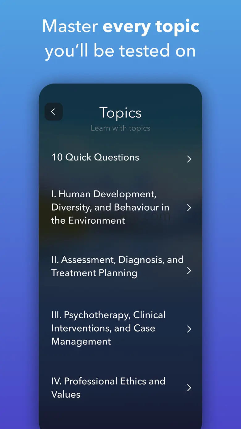 LCSW Clinical Exam Prep 2024 5.0.0