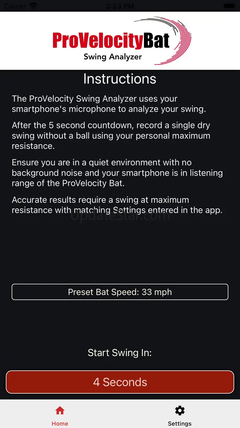 ProVelocity Bat Swing Analyzer 2.0