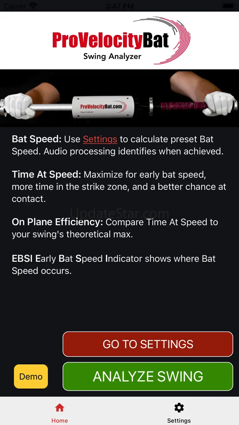 ProVelocity Bat Swing Analyzer 2.0