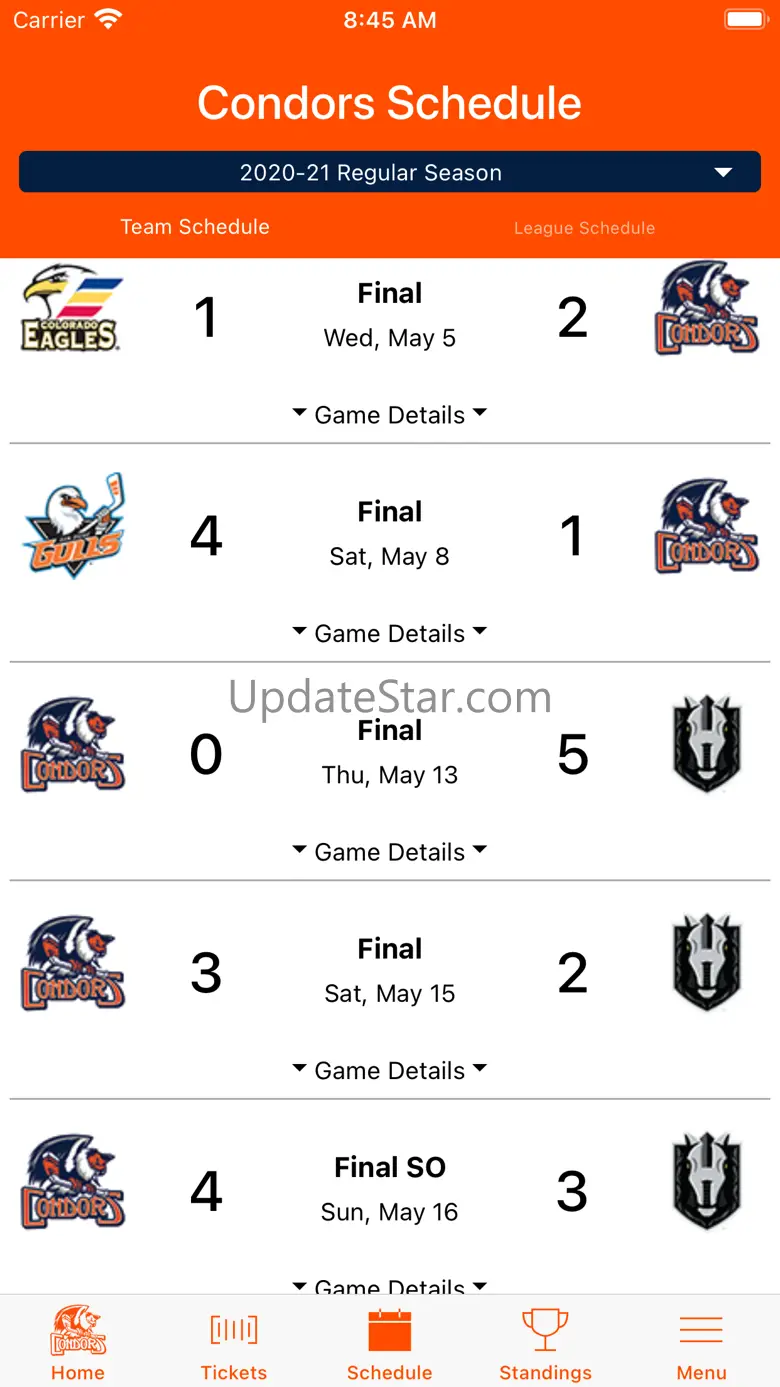 Bakersfield Condors 13.12.0