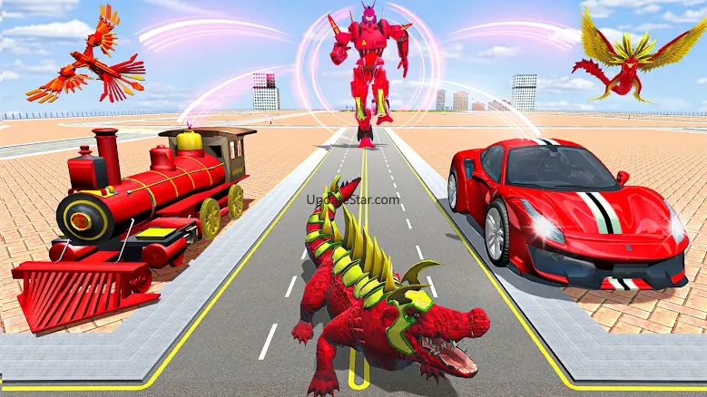 Crocodile Robot Transform Game 1.73