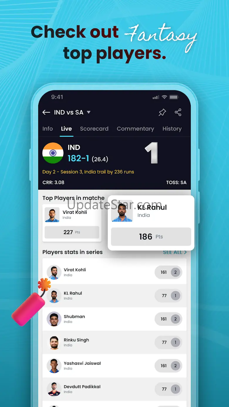 Cricket LineX: Fast Live score 5.0.6