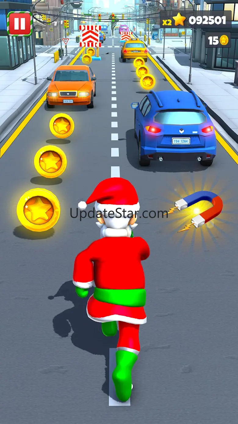 Xmas Santa Surfer Running Game 2.4