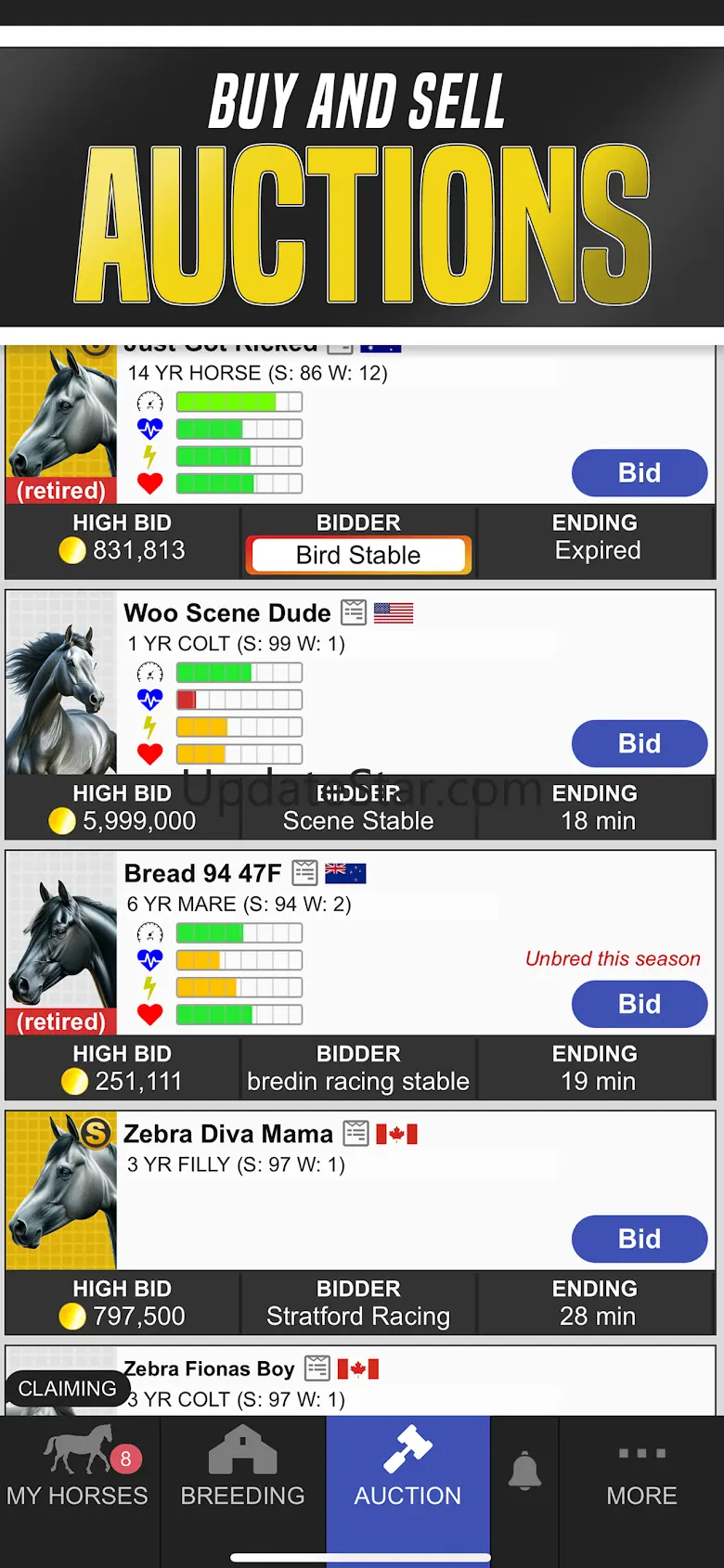 Off and Pacing: Horse Racing 2.16