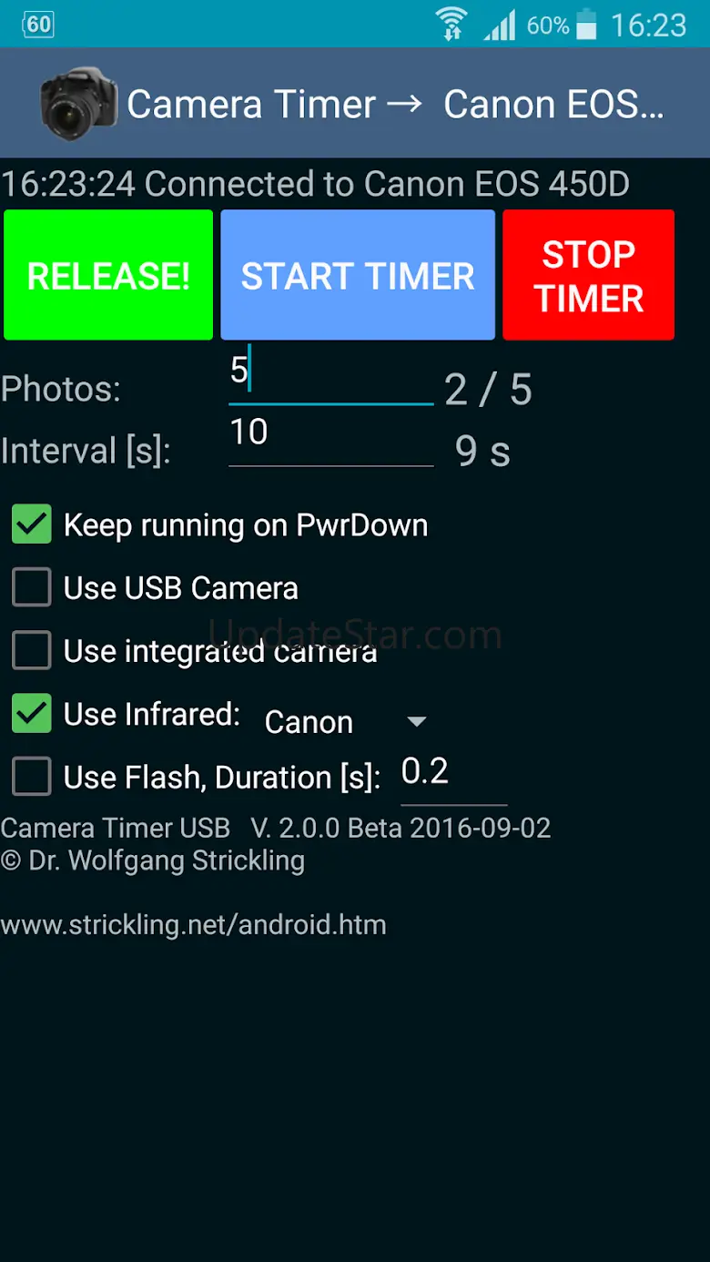 Camera Timer USB 3.0.0