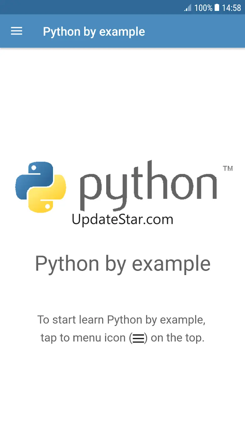 Learn Python by code examples 0.6