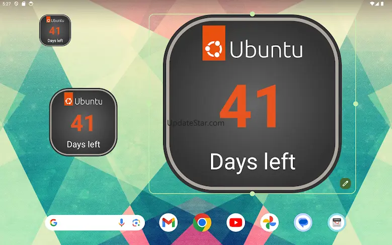 Ubuntu Countdown Widget v22.10