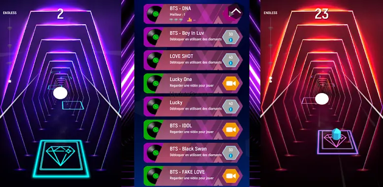 Tiles Hop : BTS BLACKPINK KPOP 3