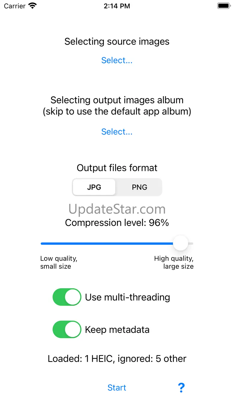 HEIC images batch converter 3.3