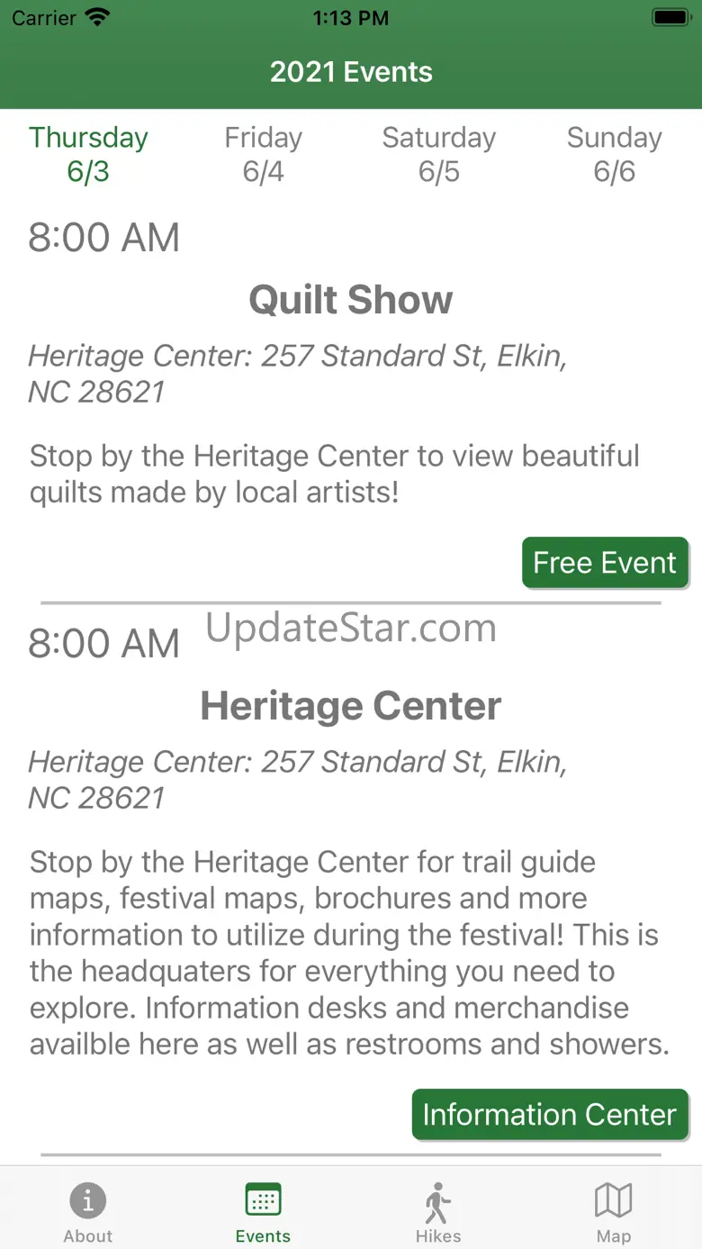 NC Trail Days Trail Guide 1.0.1