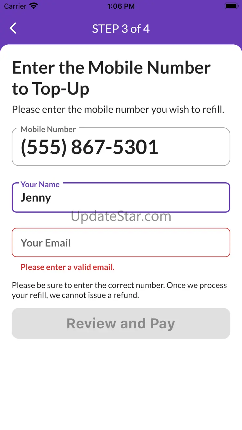 ChirpStreet Mobile Top-Up 1.0.0