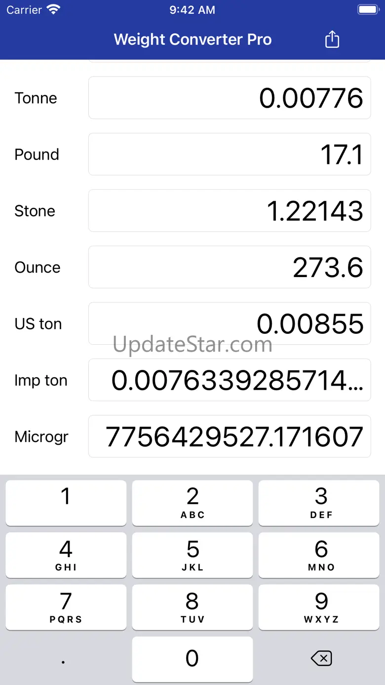 Weight Converter Pro 1.2