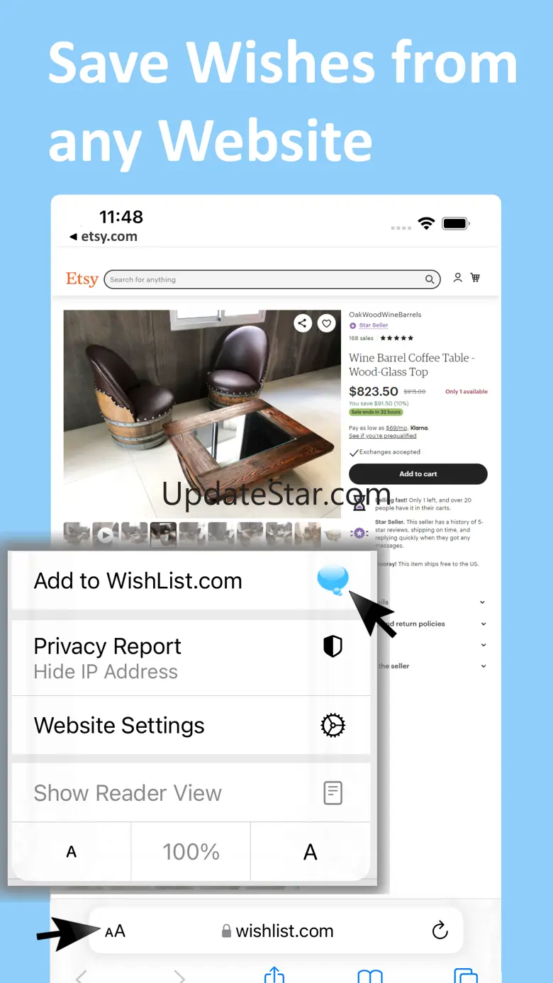 Add to WishList.com Button 1.1