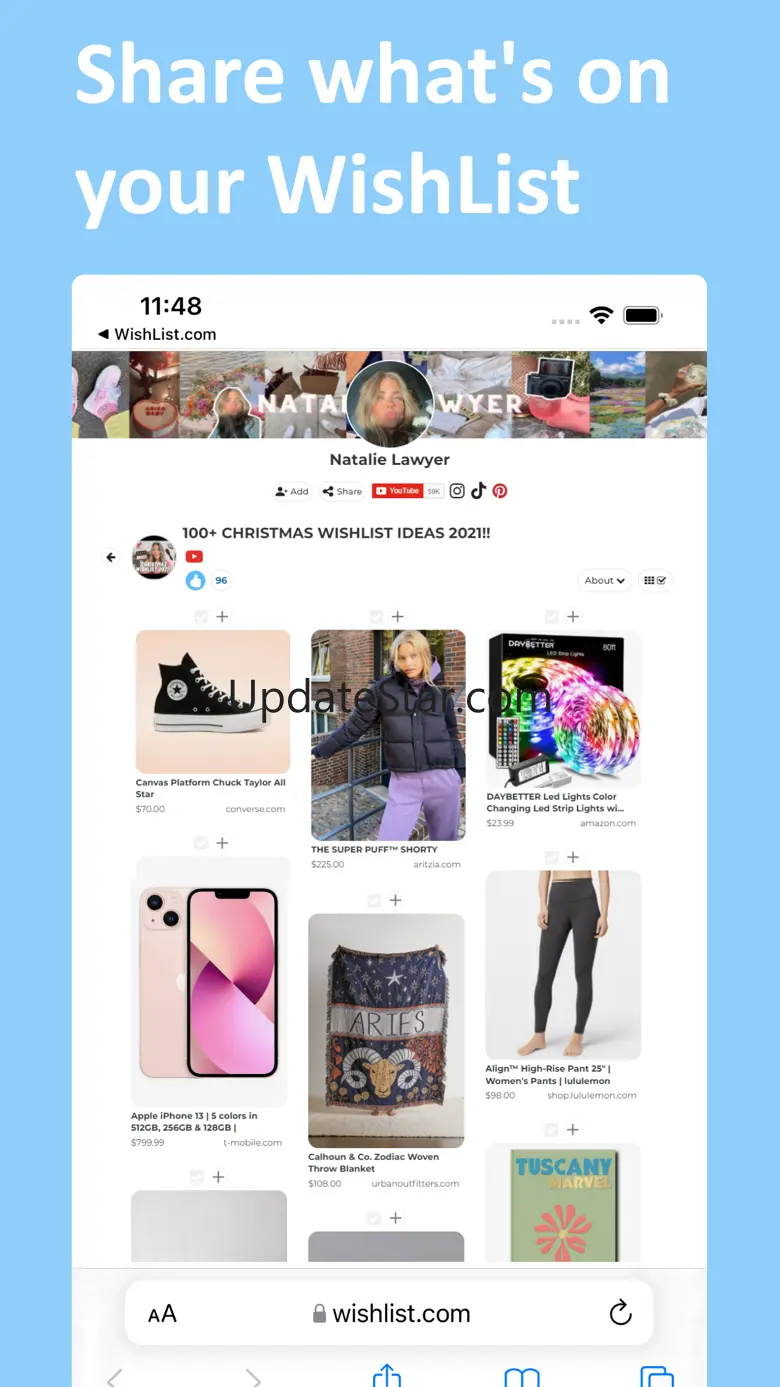 Add to WishList.com Button 1.1