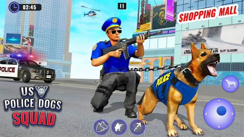 Police Dog Crime Shooting Game 2.0