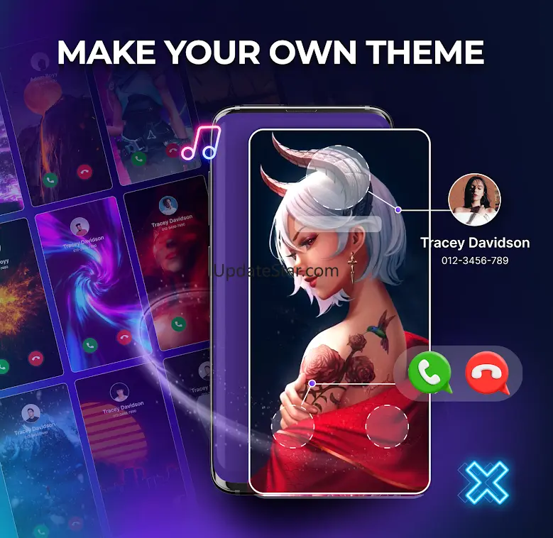 Phone Call Screen, Color Theme 1.2.8